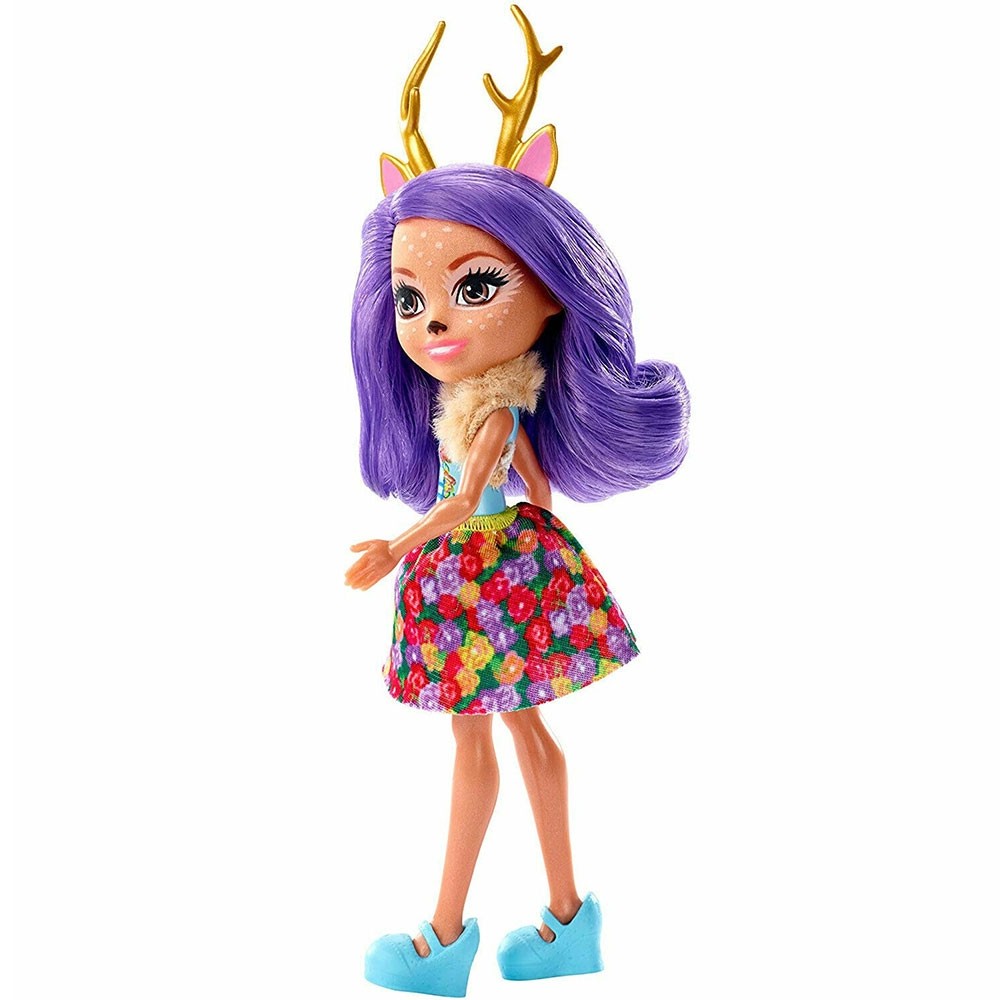 Papusa Enchantimals by Mattel Danessa Deer cu figurina image 6