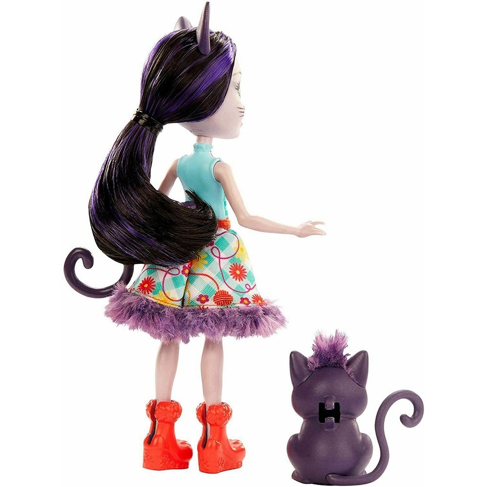 Papusa Enchantimals by Mattel Ciesta Cat cu figurina Climber image 1
