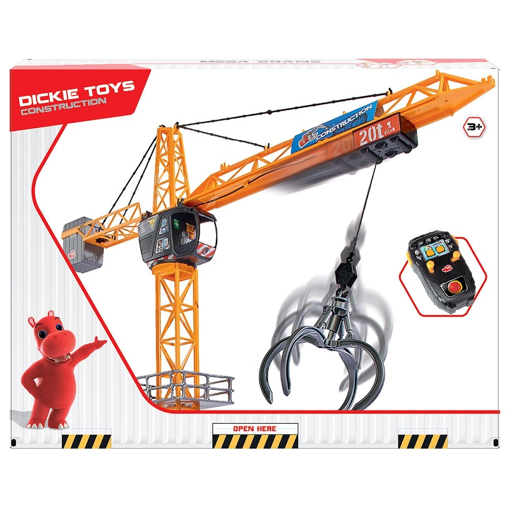 Jucarie Dickie Toys Macara Mega Crane 120 cm cu telecomanda image 1
