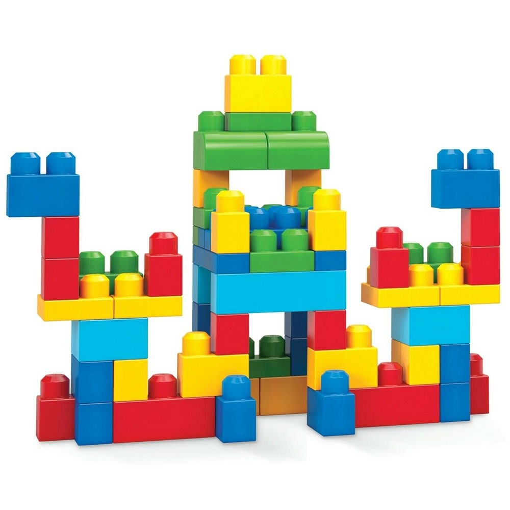 Jucarie Fisher Price Mega Blocks Primele Cuburi de construit 60 piese image 4