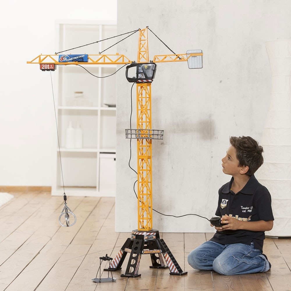Jucarie Dickie Toys Macara Mega Crane 120 cm cu telecomanda image 4