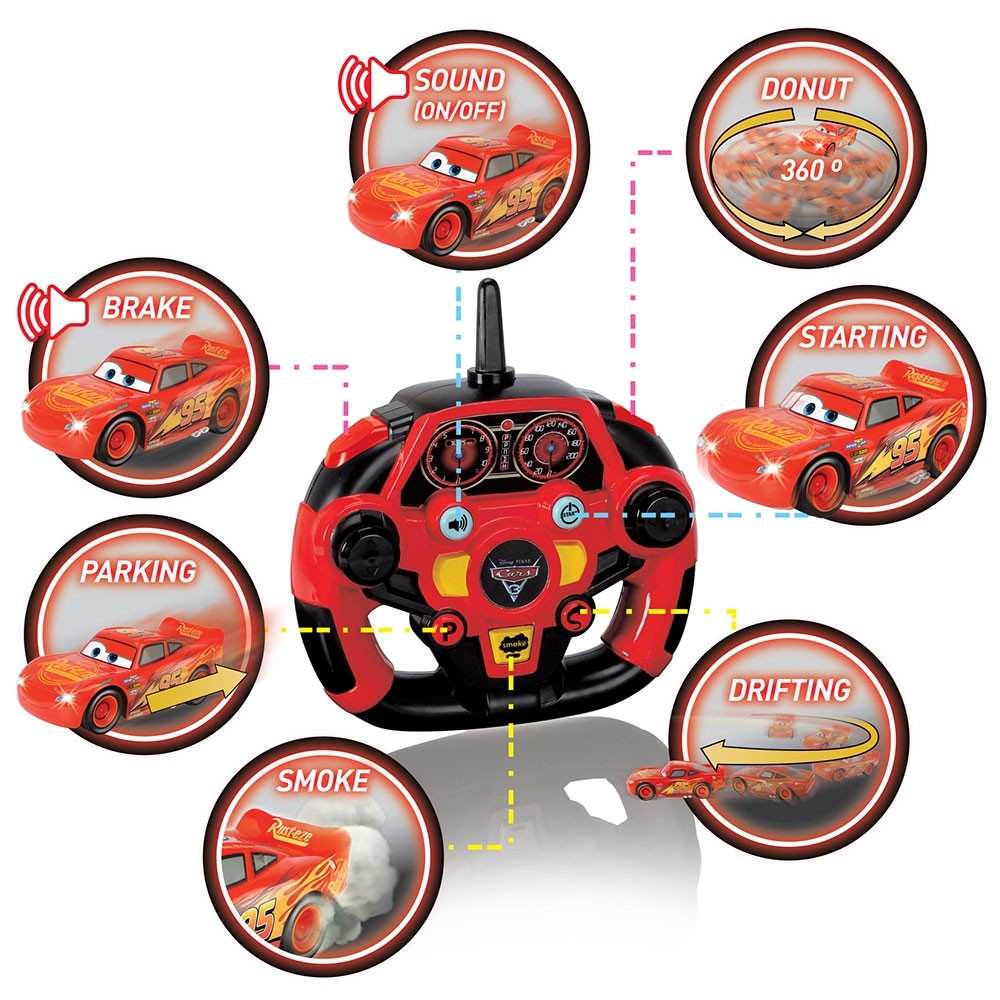 Masina Dickie Toys Cars 3 Ultimate Lightning McQueen cu telecomanda image 8