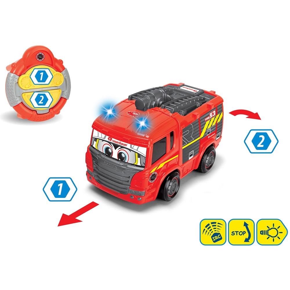 Masina de pompieri Dickie Toys Happy Fire Truck cu telecomanda image 3