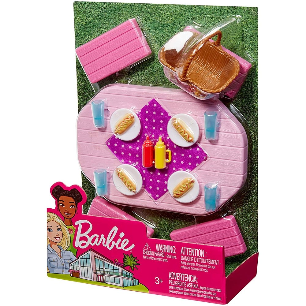 Set Barbie by Mattel Masa de picnic cu accesorii image 1