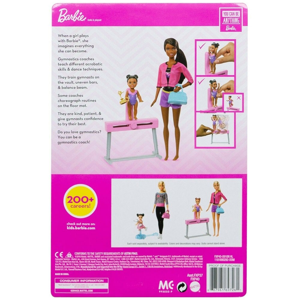 Set Barbie by Mattel I can be Sport 2 papusi cu accesorii FXP40 image 1