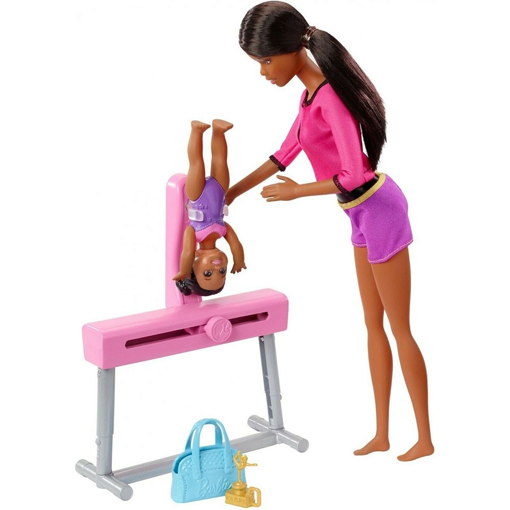 Set Barbie by Mattel I can be Sport 2 papusi cu accesorii FXP40 image 5