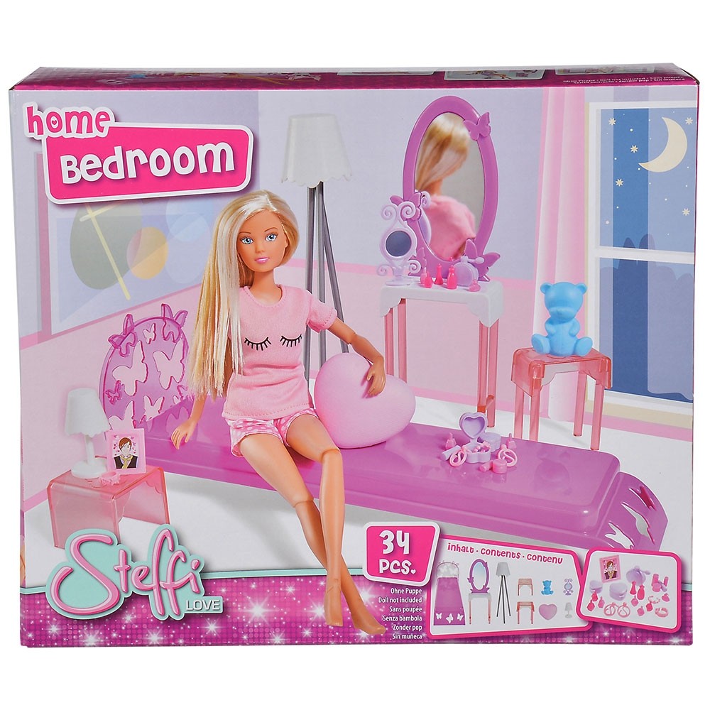 Set Simba Steffi Love Home Bedroom cu accesorii image 2