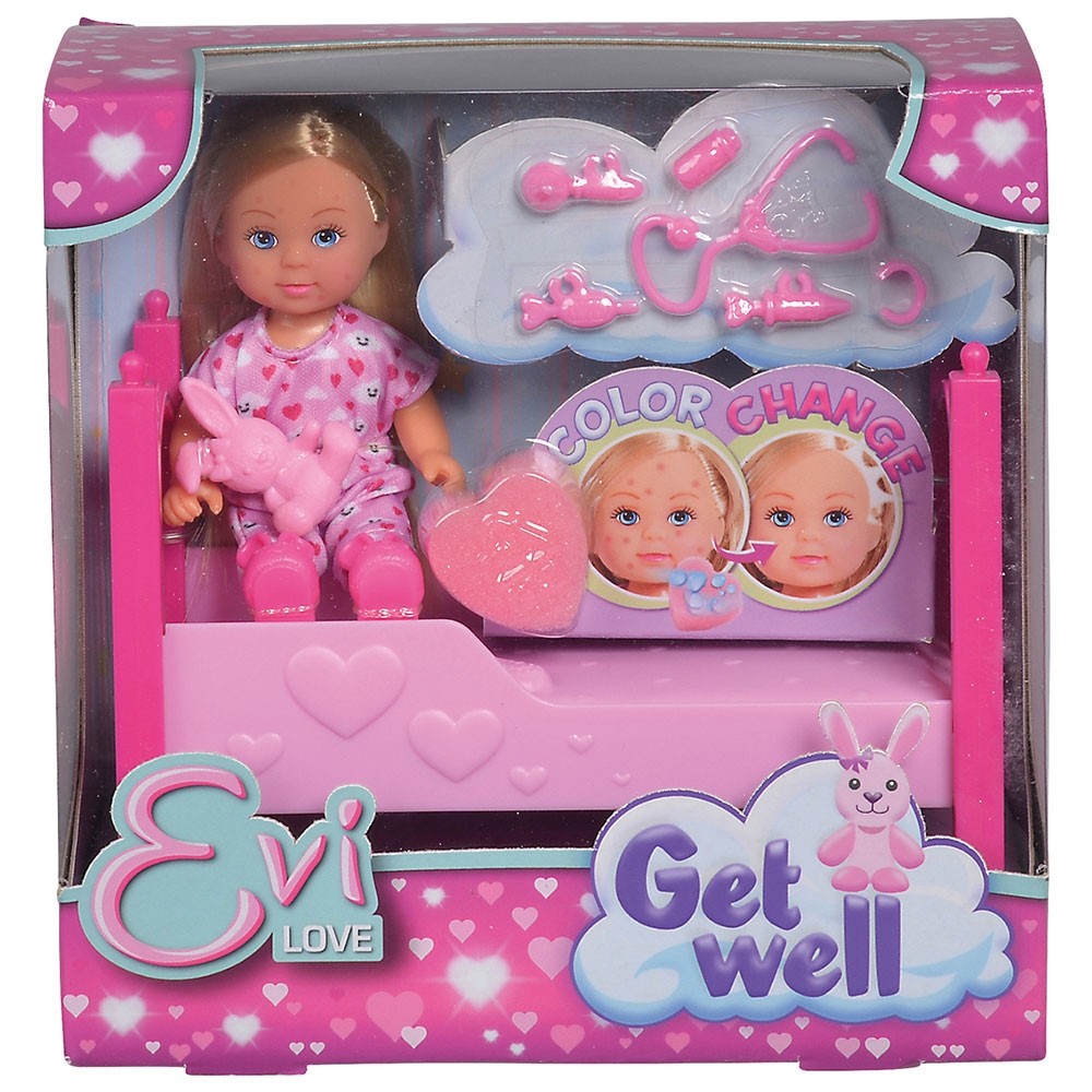 Papusa Simba Evi Love Get Well 12 cm cu accesorii image 1