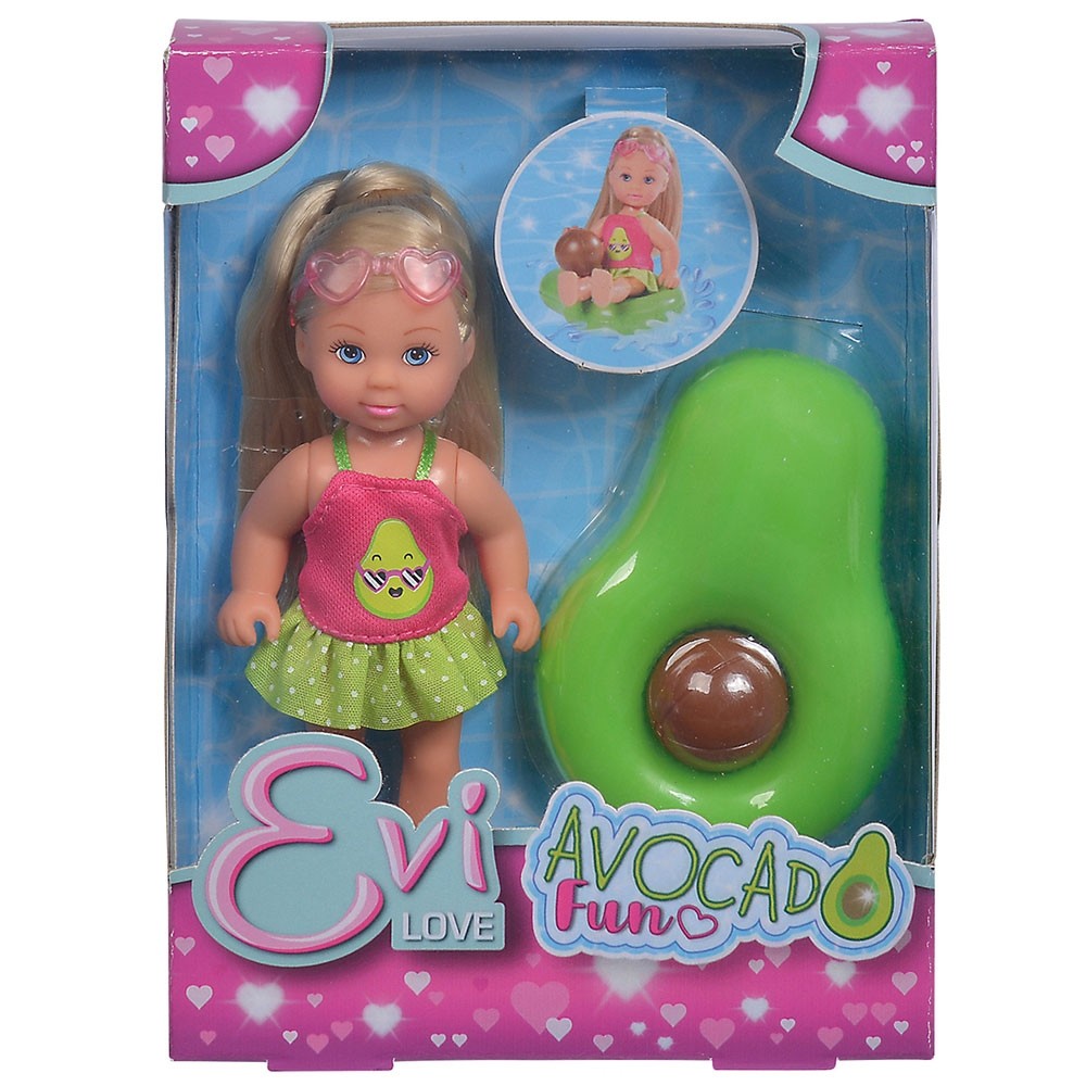 Papusa Simba Evi Love Avocado Fun 12 cm cu accesorii image 2