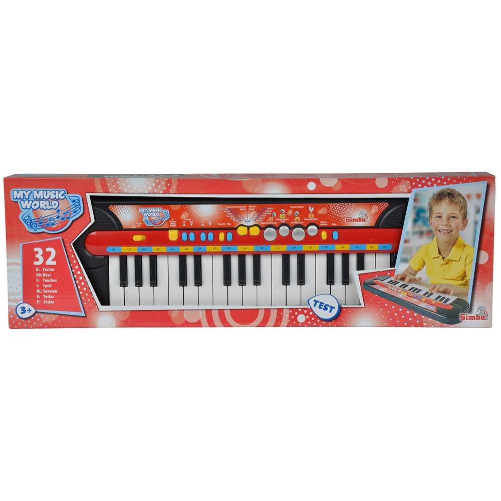 Jucarie Simba Orga My Music World Keyboard cu 32 clape image 3