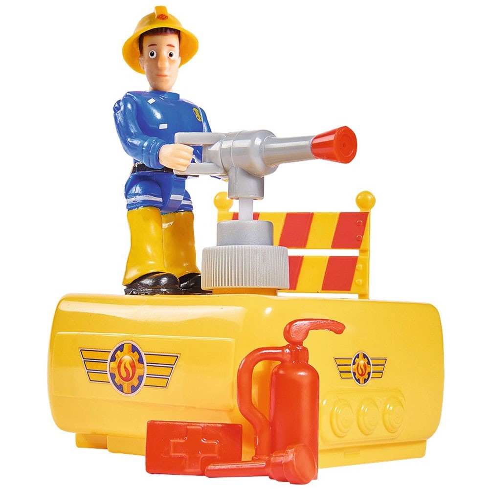 Masina de pompieri Simba Fireman Sam Venus cu remorca, figurina si accesorii image 3