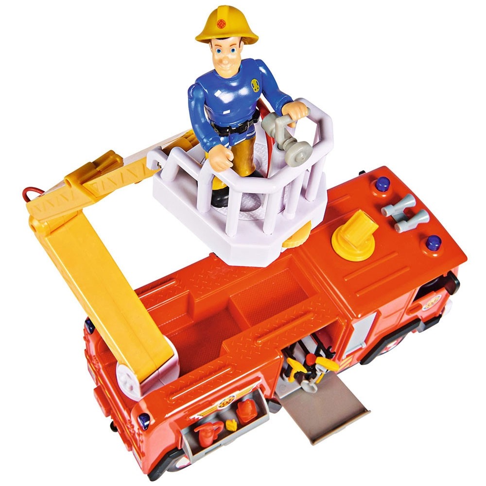 Masina de pompieri Simba Fireman Sam Mega Deluxe Jupiter cu 2 figurine si accesorii image 2