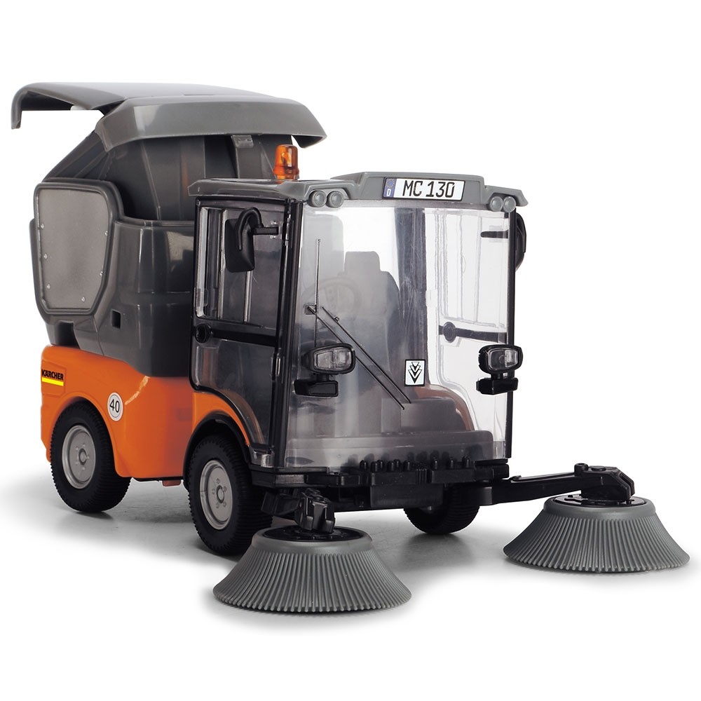 Masina Dickie Toys Playlife Street Sweeper cu figurina si accesorii image 4