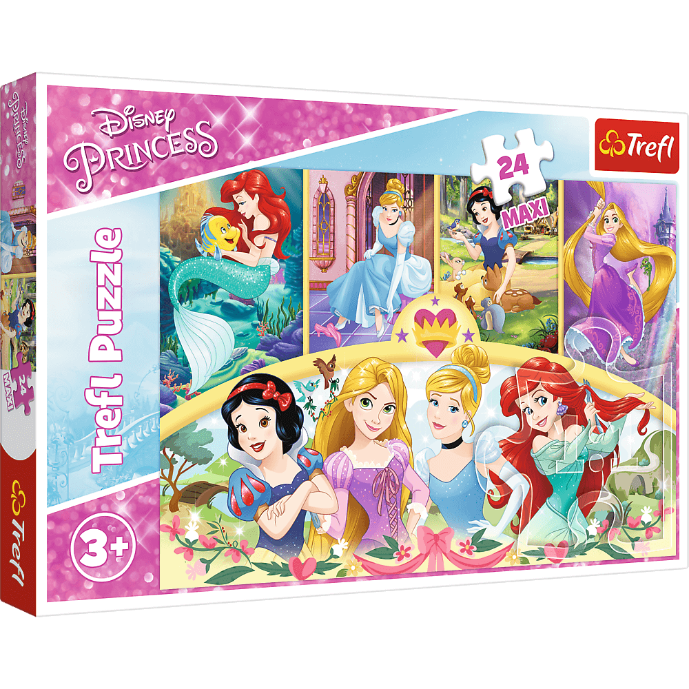 Puzzle Trefl Maxi Disney Princess, Amintiri magice 24 piese