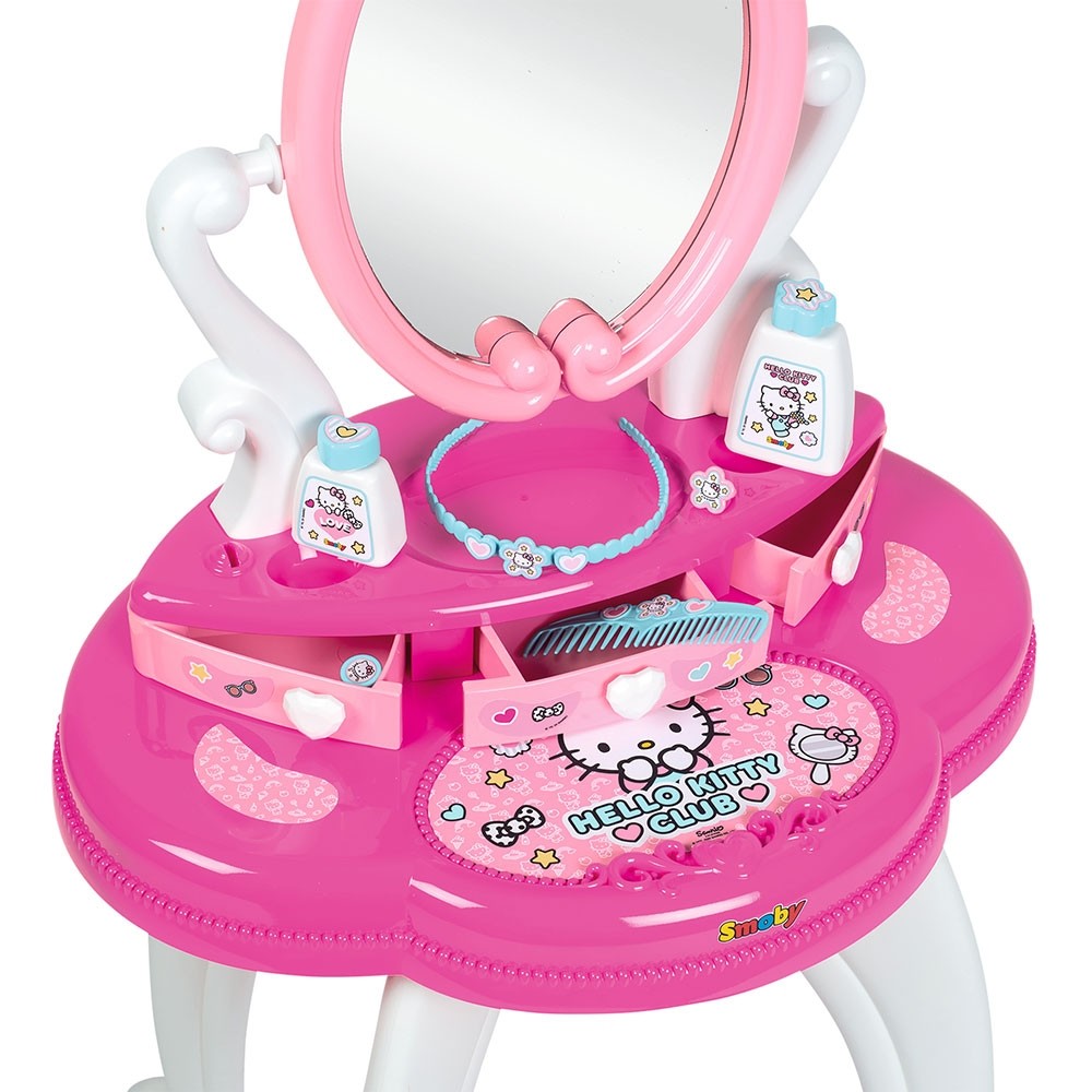 Jucarie Smoby Masuta de machiaj Hello Kitty Hairdresser 2 in 1 image 2