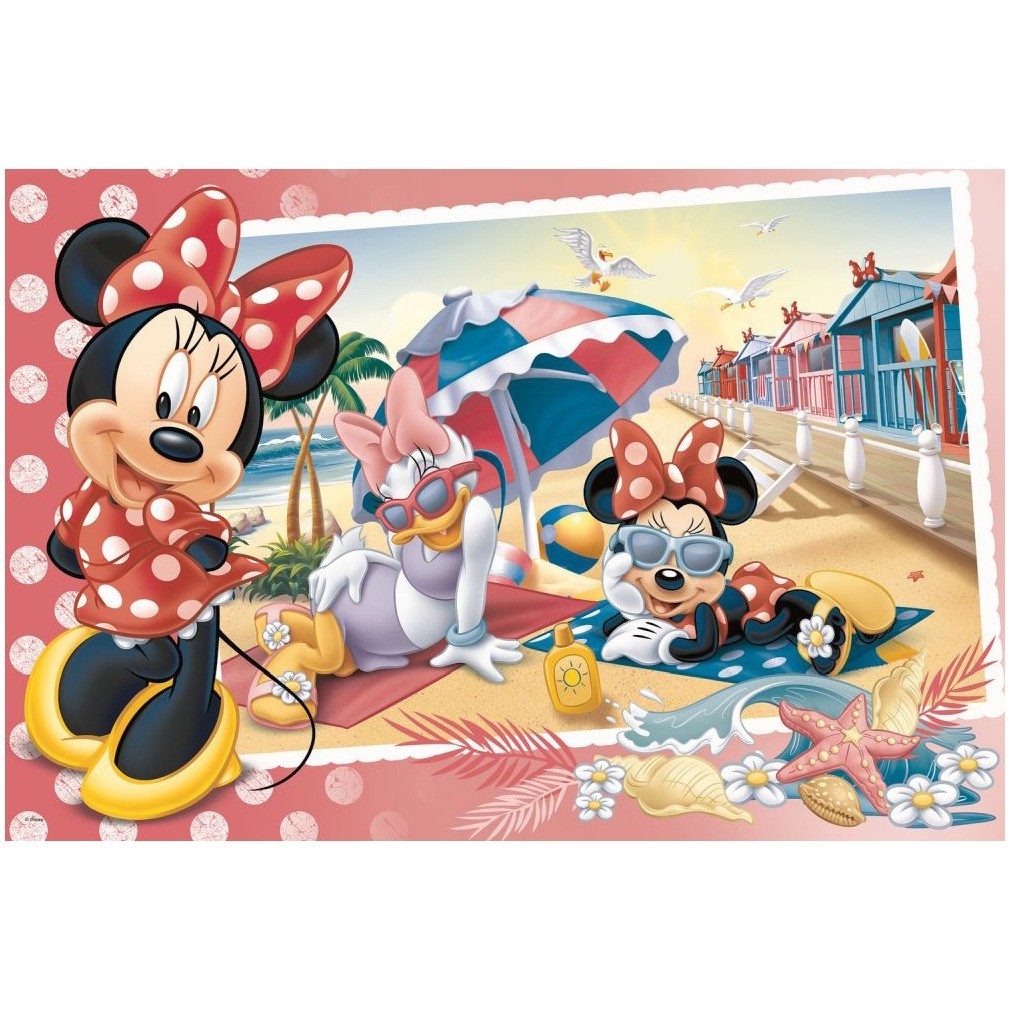 Puzzle Trefl Maxi Disney Minnie Mouse, Concediul lui Minnie 24 piese image 2
