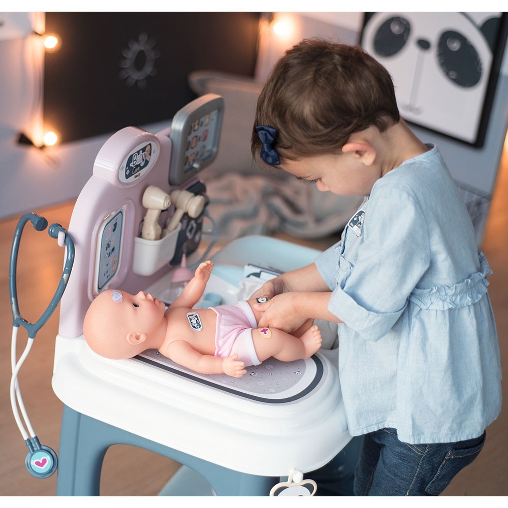 Centru de ingrijire pentru papusi Smoby Baby Care Center cu papusa si accesorii image 6