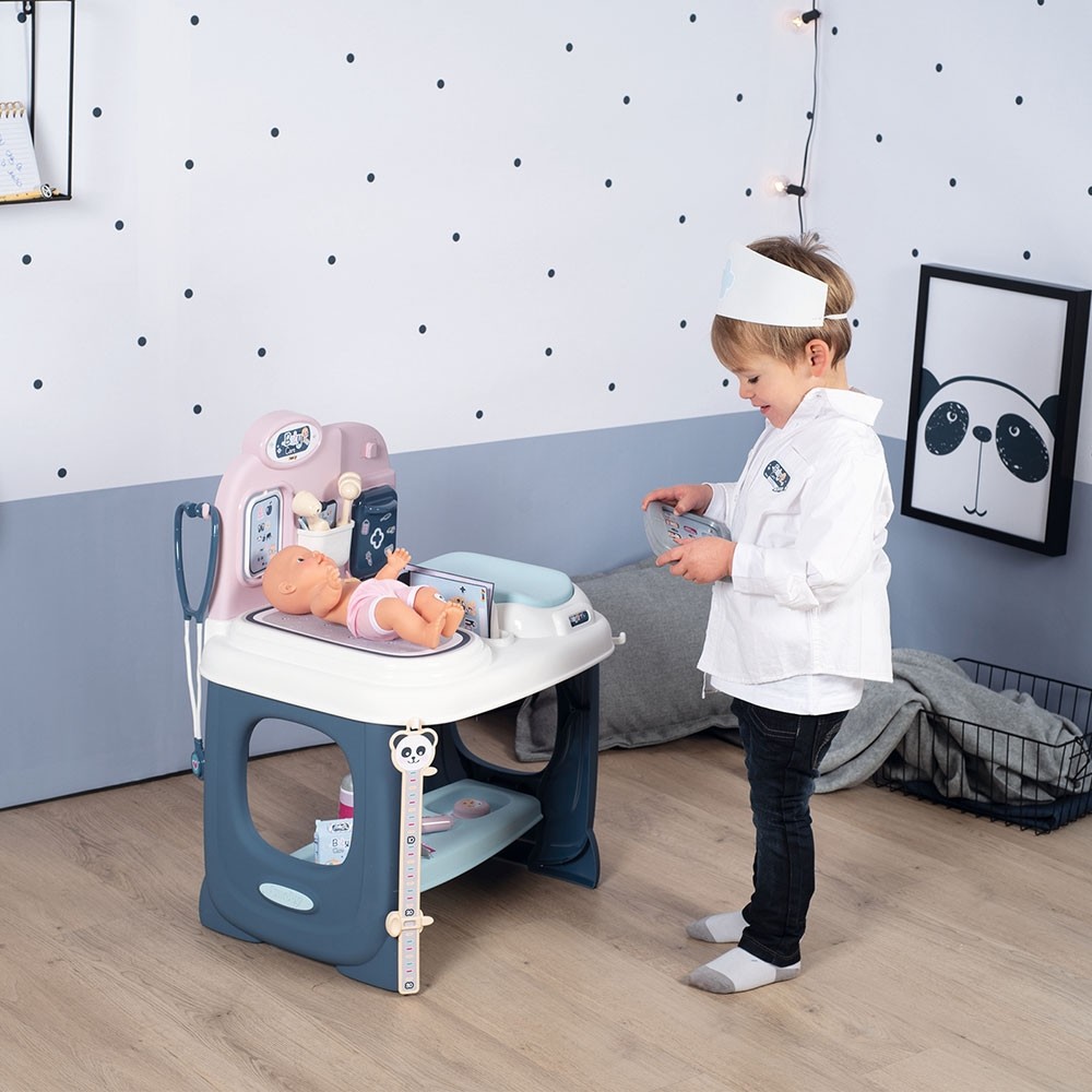 Centru de ingrijire pentru papusi Smoby Baby Care Center cu papusa si accesorii image 9