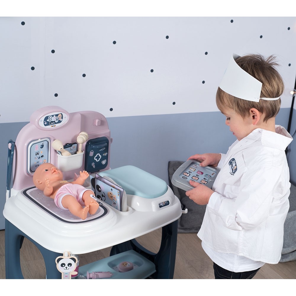 Centru de ingrijire pentru papusi Smoby Baby Care Center cu papusa si accesorii image 10