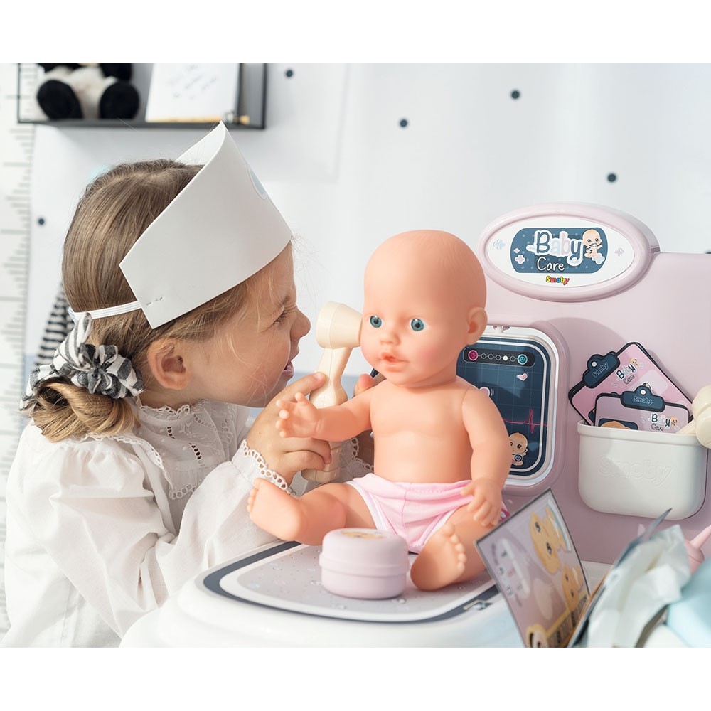 Centru de ingrijire pentru papusi Smoby Baby Care Center cu papusa si accesorii image 15