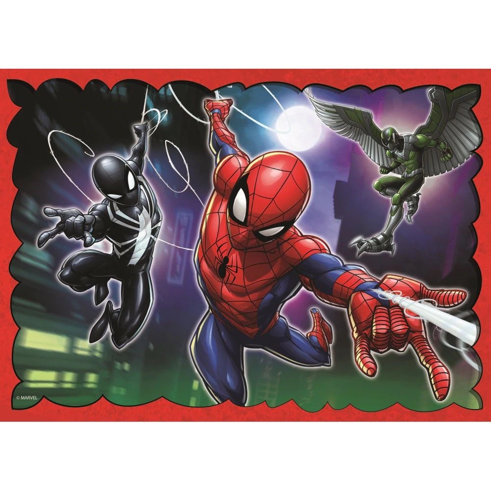 Set puzzle 4 in 1 Trefl Marvel Spider Man, Forta paianjenului, 1x35 piese, 1x48 piese, 1x54 piese, 1x70 piese image 2