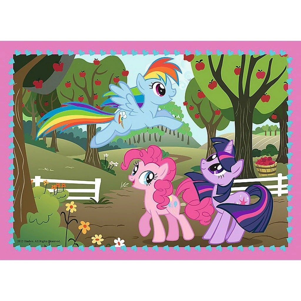 Set puzzle 4 in 1 Trefl My Little Pony, Poneii in vacanta, 1x35 piese, 1x48 piese, 1x54 piese, 1x70 piese image 2