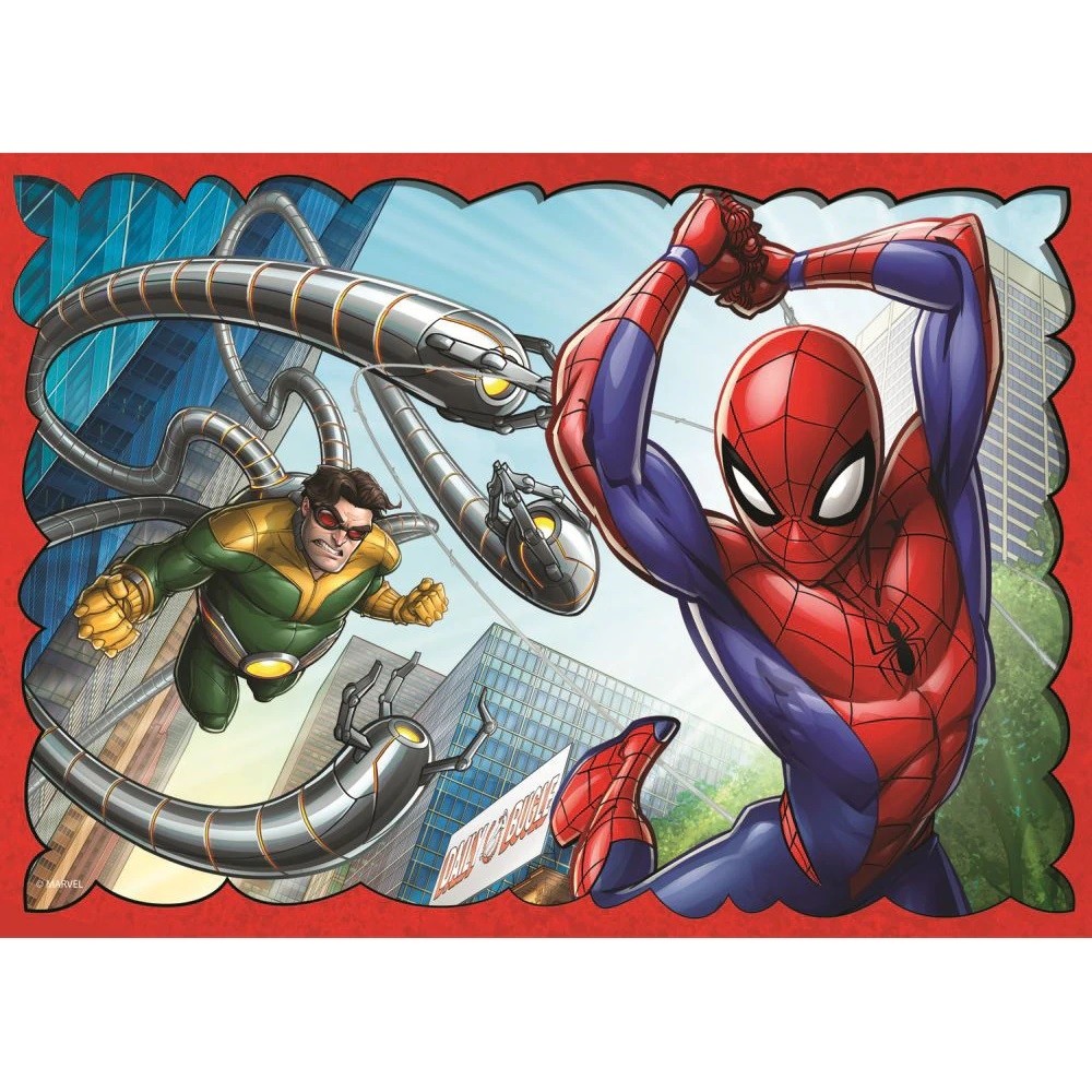 Set puzzle 4 in 1 Trefl Marvel Spider Man, Forta paianjenului, 1x35 piese, 1x48 piese, 1x54 piese, 1x70 piese image 5