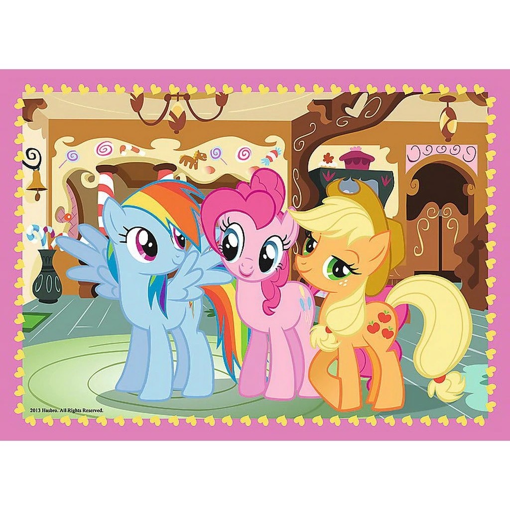 Set puzzle 4 in 1 Trefl My Little Pony, Poneii in vacanta, 1x35 piese, 1x48 piese, 1x54 piese, 1x70 piese image 3