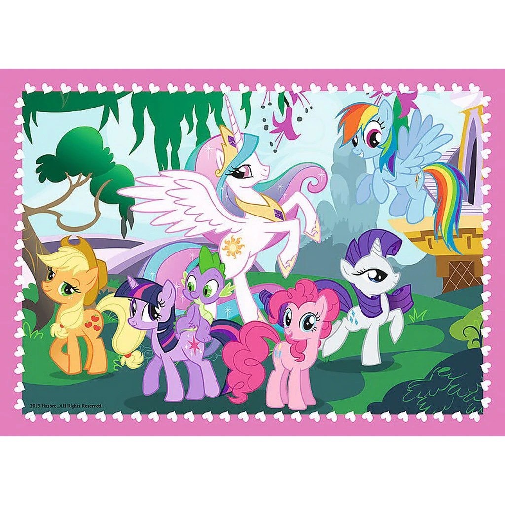 Set puzzle 4 in 1 Trefl My Little Pony, Poneii in vacanta, 1x35 piese, 1x48 piese, 1x54 piese, 1x70 piese image 5