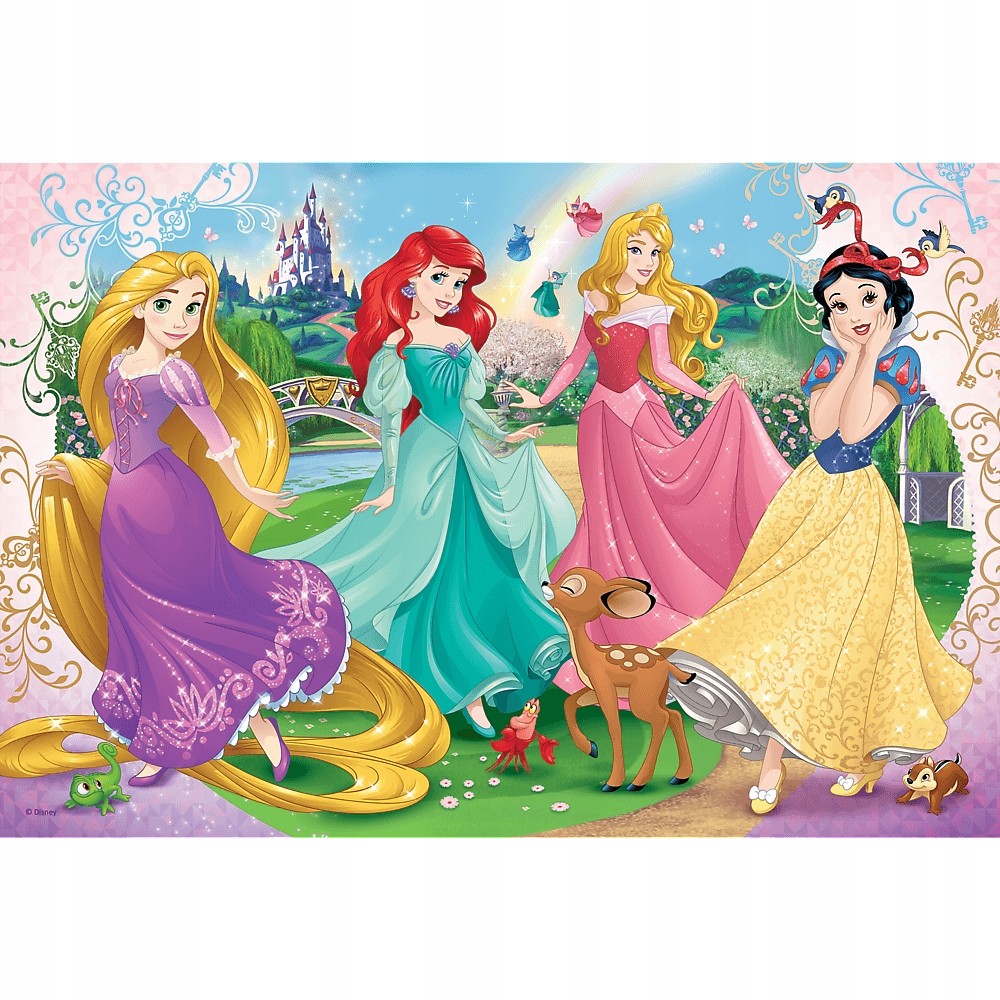 Puzzle Trefl Disney Princess, Frumoasele Printese 60 piese image 2