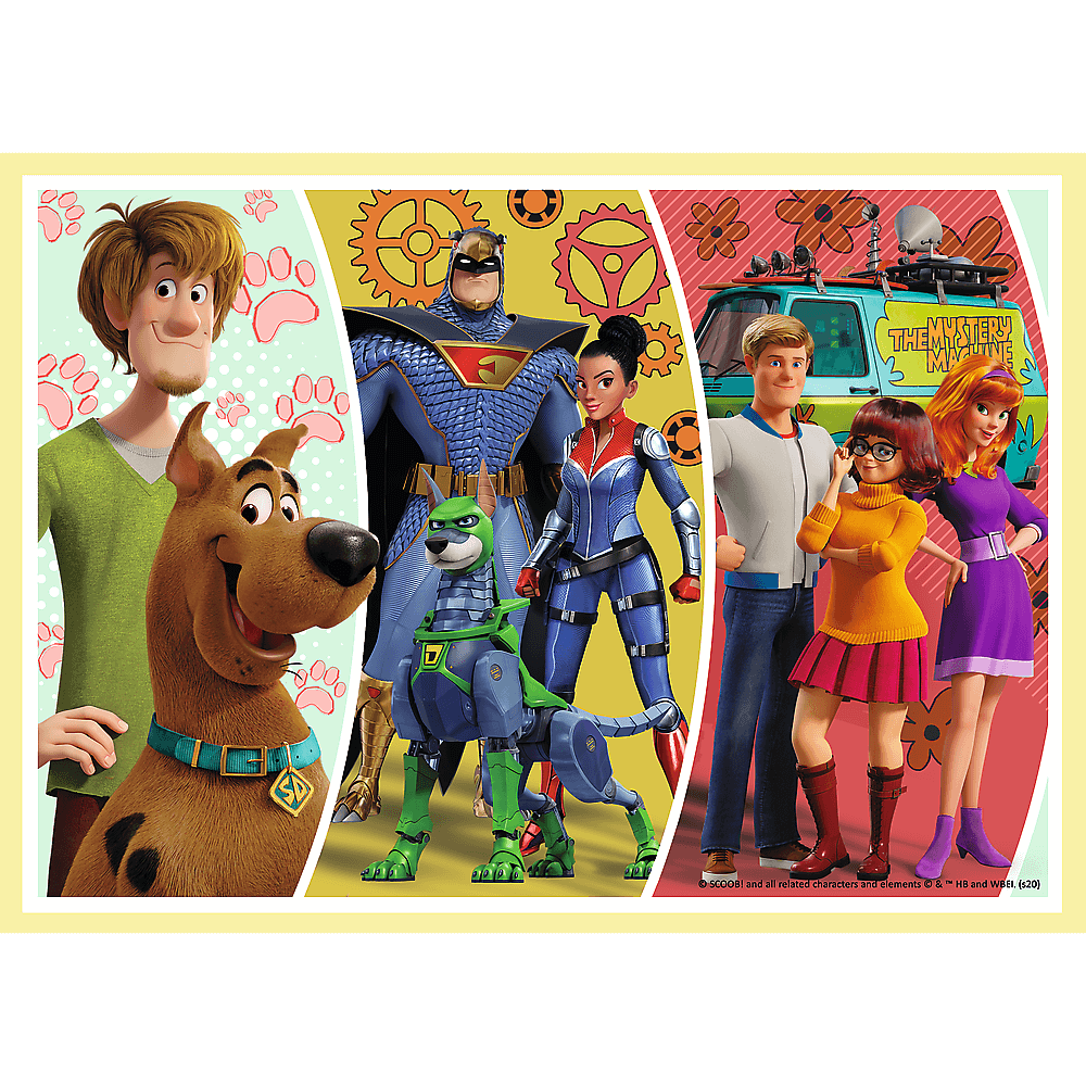 Set puzzle 4 in 1 Trefl Scooby Doo si prietenii, 1x35 piese, 1x48 piese, 1x54 piese, 1x70 piese image 4