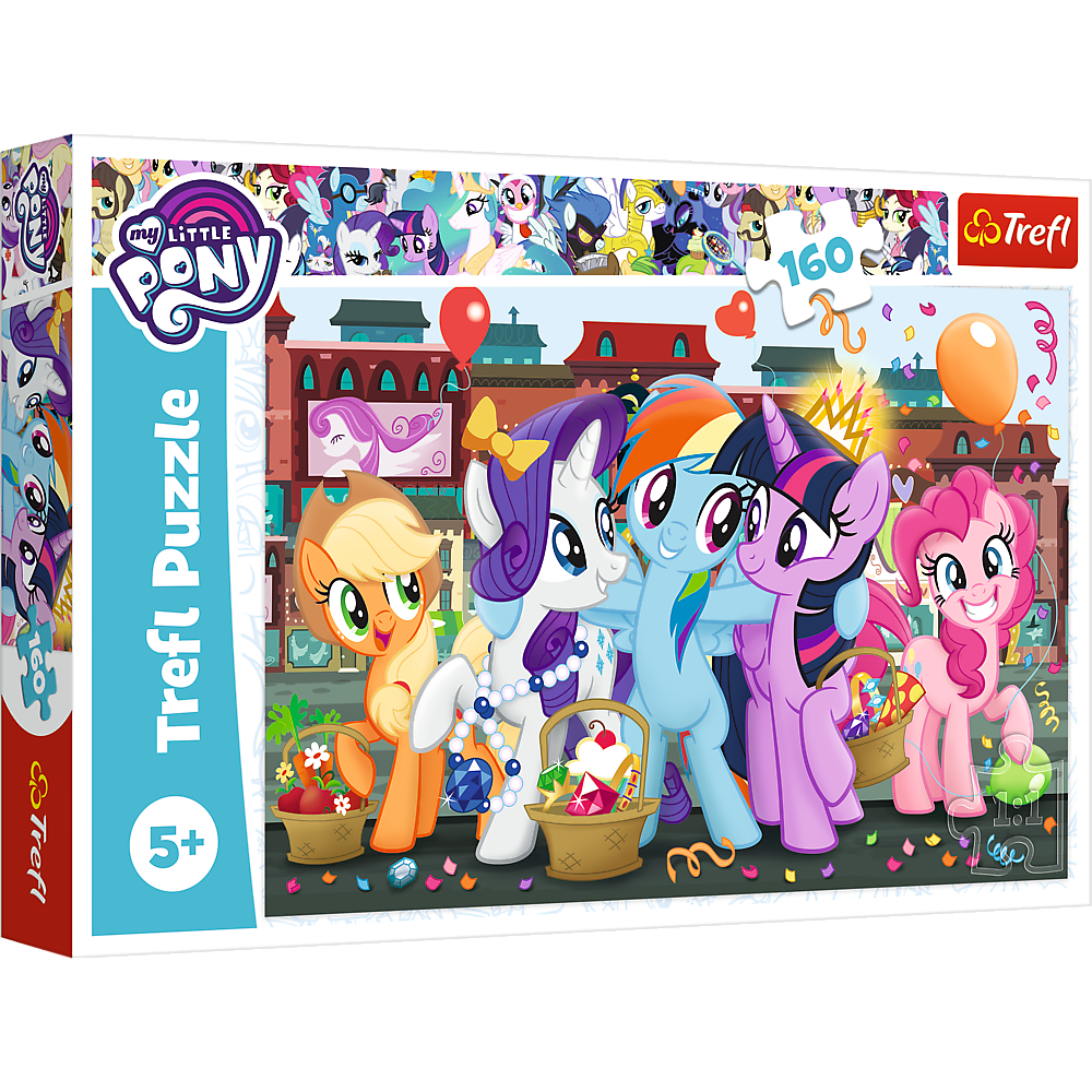 Puzzle Trefl My Little Pony, Ponei la cumparaturi 160 piese