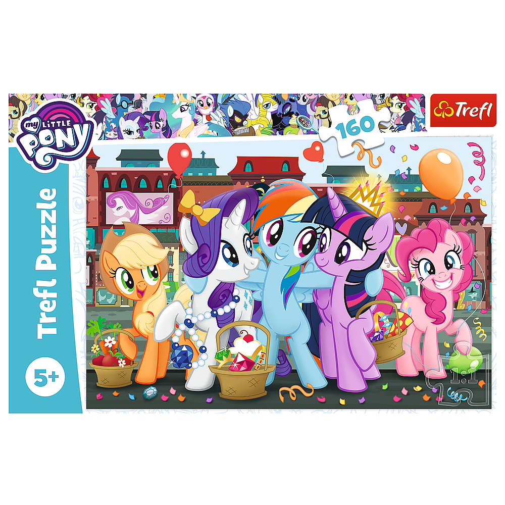 Puzzle Trefl My Little Pony, Ponei la cumparaturi 160 piese image 1