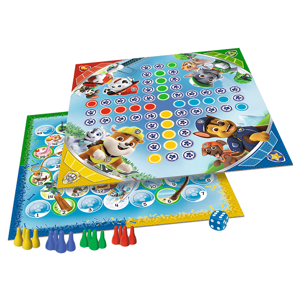 Joc Trefl Paw Patrol, Patrula Catelusilor 2 in 1 Ludo si Cursa image 1