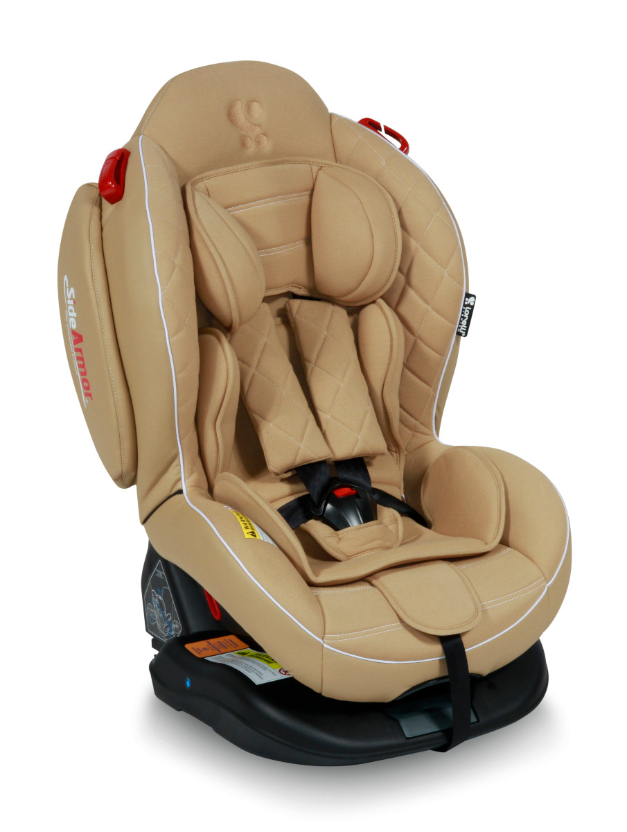 Scaun auto, Arthur, Isofix, 0-25 Kg, Piele, Beige Leather