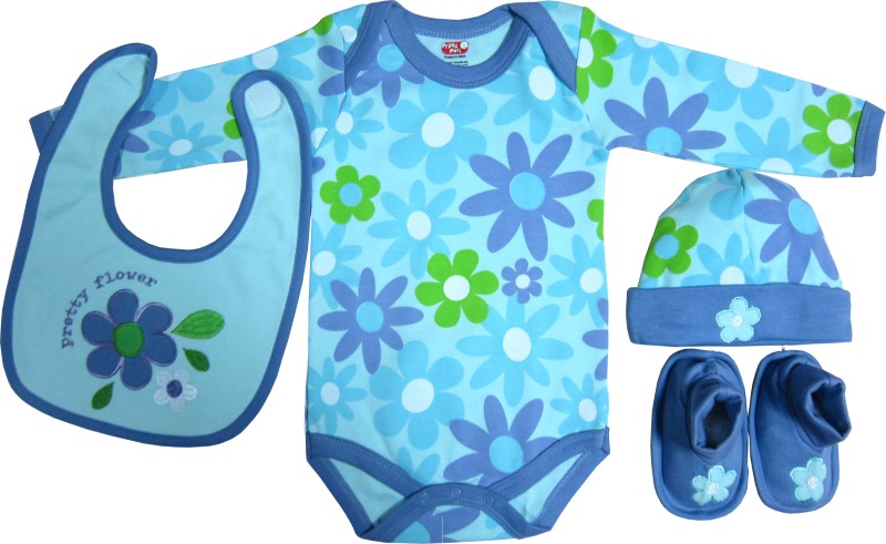 Set cadou bebe 4 piese, PP14544ML, (Albastru)