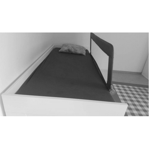 Protectie pat rabatabila pentru somiera adancita 150 cm alb image 2