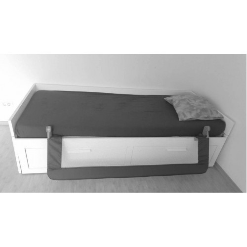 Protectie pat rabatabila pentru somiera adancita 150 cm alb image 3