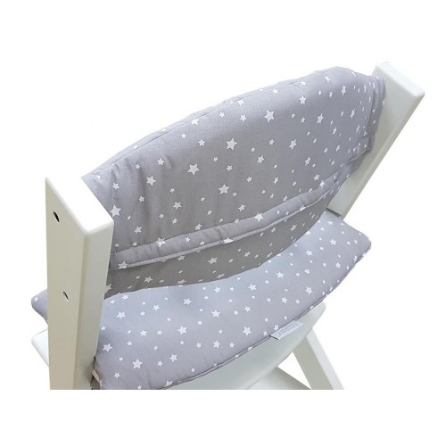 Set pernute pentru scaun masa Treppy Stars Gray image 1