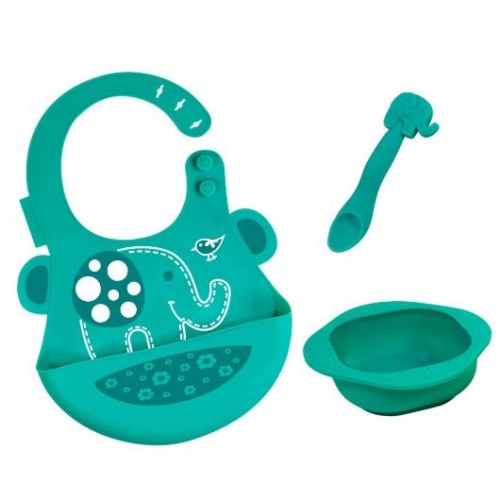 Set alimentatie 3 piese fara BPA Elephant