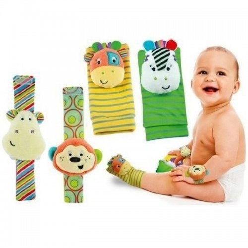 Set botosei si bratari bebe cu zornaitoare Smily Play