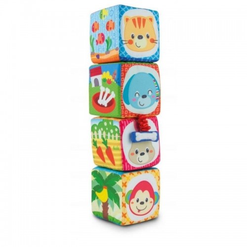 Set 4 cuburi senzoriale moi Smily Play image 1