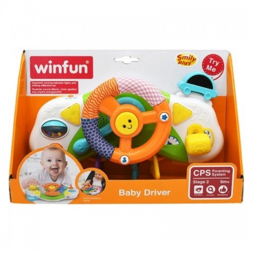 Winfun - Jucarie volan muzical pentru carucior si patut Baby Driver image 3