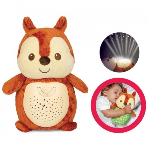 Winfun - Lampa de veghe muzicala cu proiector multicolor Squirrel image 2