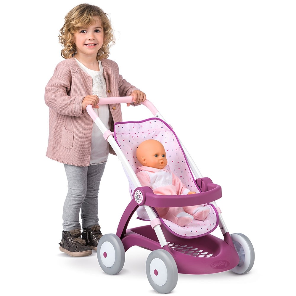 Carucior sport pentru papusi Smoby Baby Nurse Chuli Pop image 1