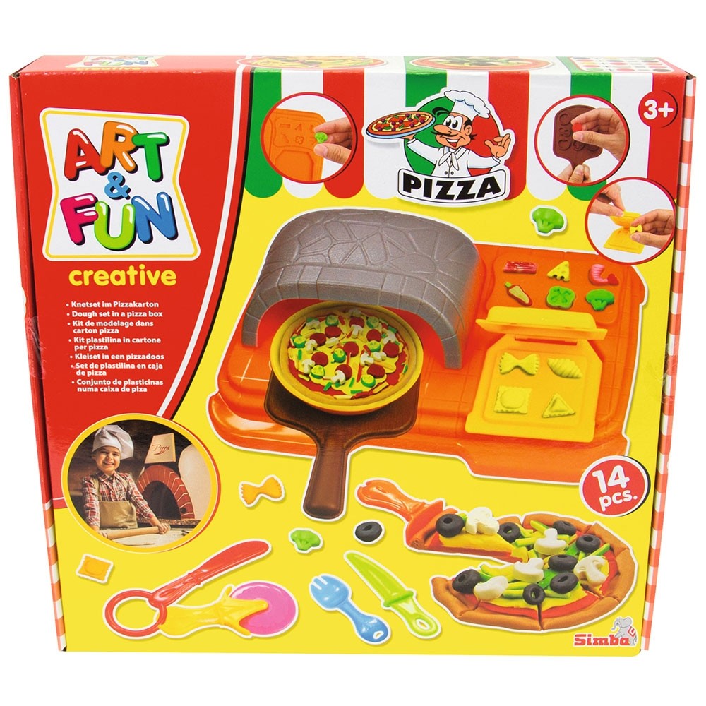 Set Simba Art and Fun Pizza Dough cu 14 accesorii image 2