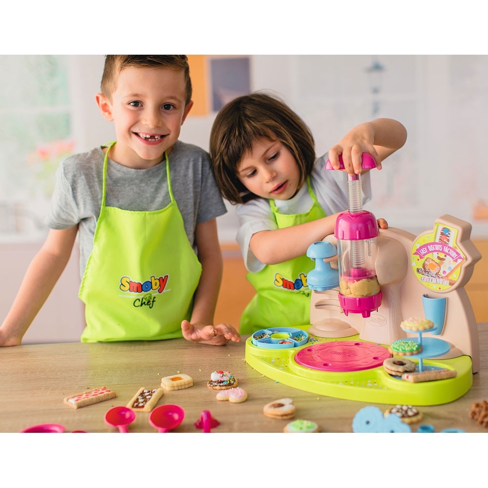 Jucarie Smoby Aparat pentru preparare biscuiti Chef Easy Biscuits Factory cu accesorii image 6