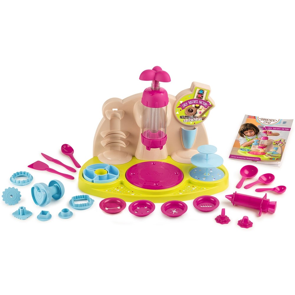 Jucarie Smoby Aparat pentru preparare biscuiti Chef Easy Biscuits Factory cu accesorii image 10