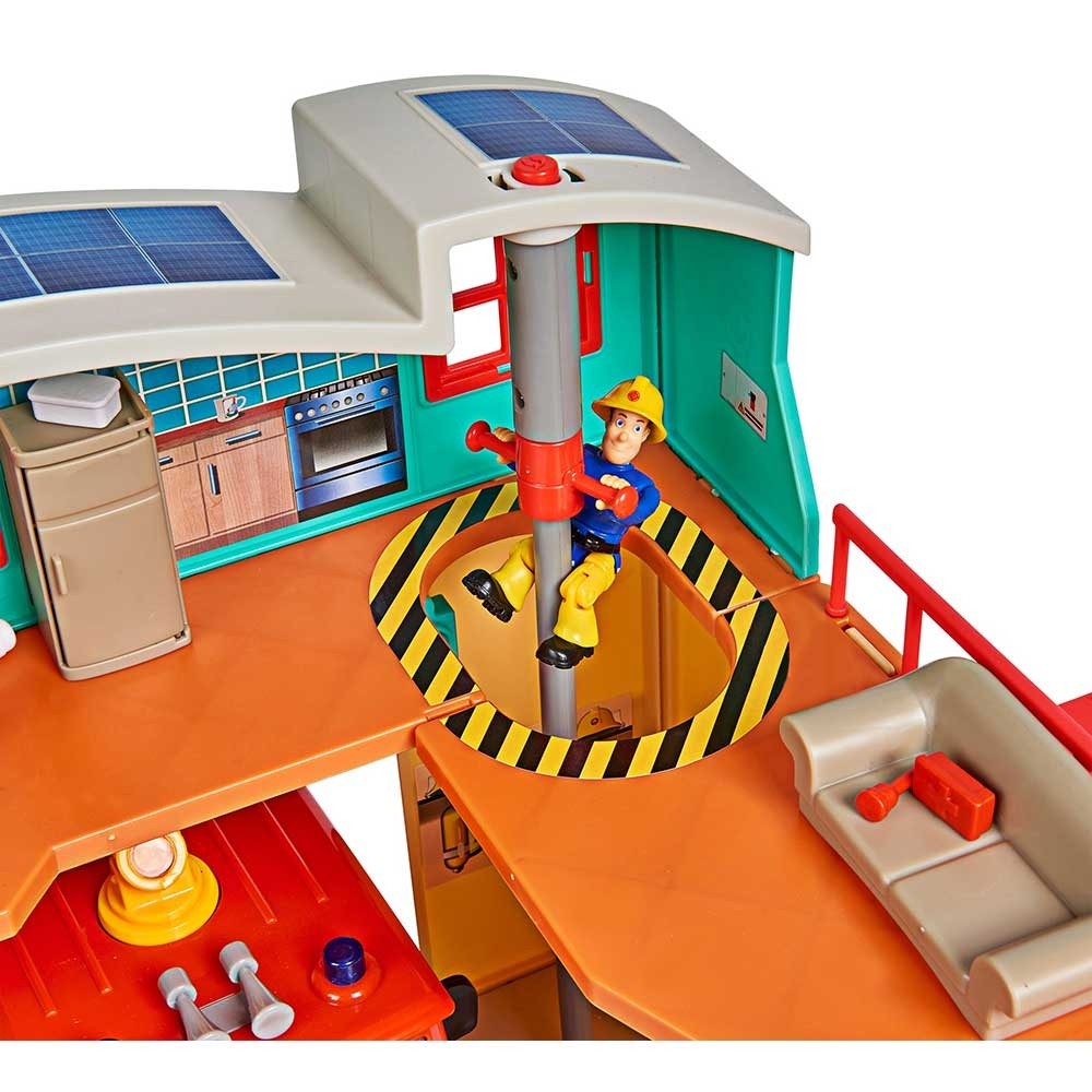 Jucarie Simba Statie de pompieri Fireman Sam, Sam Ultimate Firestation XXL cu figurina si accesorii image 6