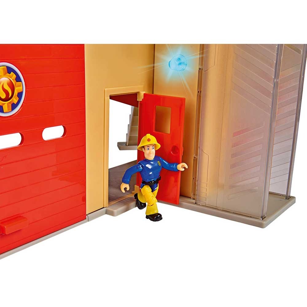 Jucarie Simba Statie de pompieri Fireman Sam, Sam Ultimate Firestation XXL cu figurina si accesorii image 8